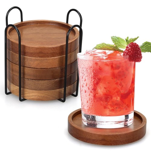 Pcs best wooden coasters - pcs,