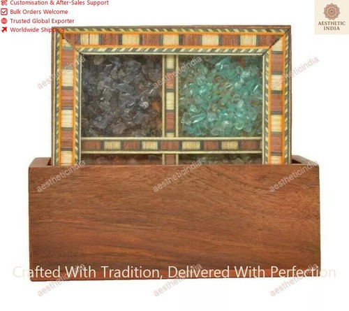 Wood table coaster - coaster, of