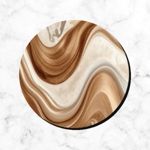 Coasters marble brown - coasters,