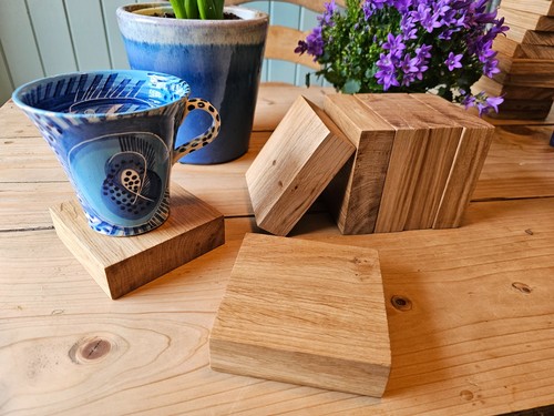 Super chunky oak - oak, coasters