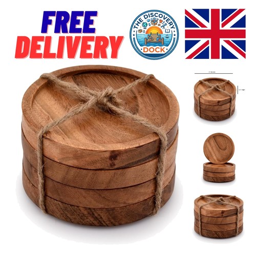 Round acacia wood - round,
