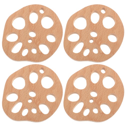 4pcs reusable beech - reusable, wood