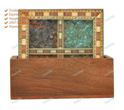 Wood table coaster set - coaster, of