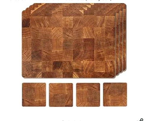 Set heat resistant cork - of,