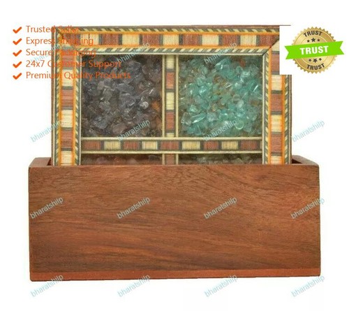 Wood table coaster - table, set