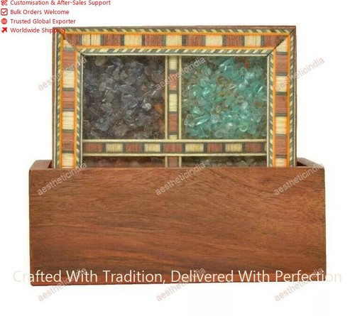 Wood table coaster set - table,