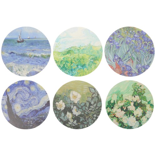 6pcs reusable round - 6pcs,